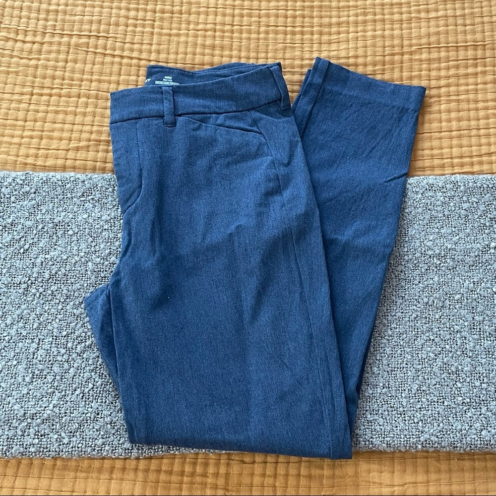 Old Navy, Pixie Pant, High Rise, Dress Pant, Light/Dusty Blue, Size 0
